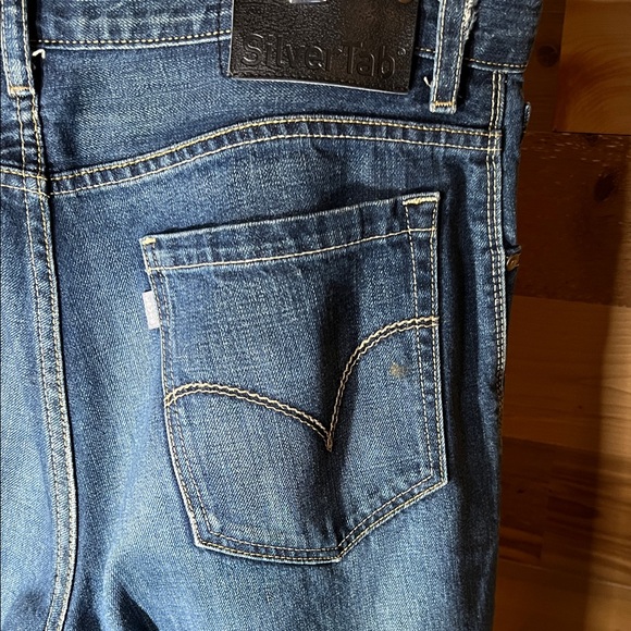 Levi's SilverTab Men's Straight Jeans - Dark Blue 34x32 - Picture 6 of 11